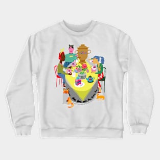 Tea Party Crewneck Sweatshirt